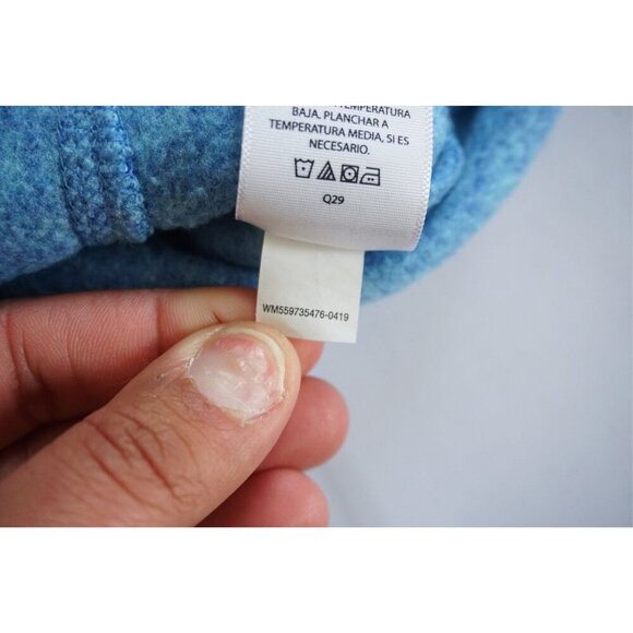 Athletic Works Girls Blue Sweater Fleece Quarter Zip Pullover, Size S (6/6x) - Picture 4 of 6